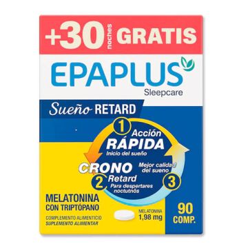 Epaplus Melatonina Retard Triptofano 90Comp