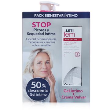 Leti Fem Woman Care Gel Intimo 500ml + Crema Vulvar 30ml