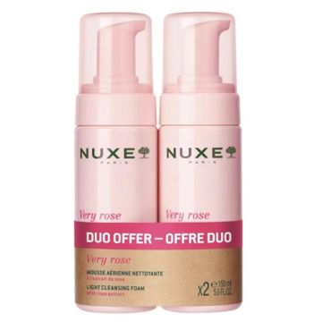 Nuxe Very Rose Espuma Ligera Limpiadora Duplo 2x150ml Nuxe Very Rose Espuma Ligera Limpiadora Duplo 2x150ml