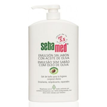 Sebamed Emulsión sin jabón con aceite de oliva 1000 ml
