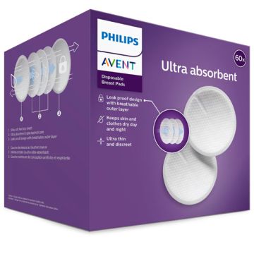 Avent Ultra Confortable Discos de Dia y Noche Absorbentes 60Uds