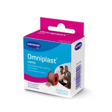 Omniplast Esparadrapo Hipoalergico Tejido Resistente 2,5cmx5m