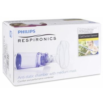 Philips Respirionics Mascara Inalacion Diamond Infantil de 1-5 años
