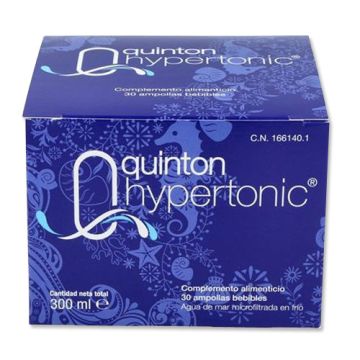 Quinton Hipertonic 30 Ampollas Bebibles