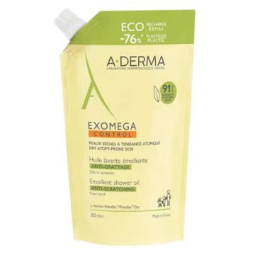 Aderma Exomega Control Aceite Limpiador Eco-Recarga 500ml