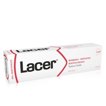 Lacer Gel Dentifrico Anticaries Textura Fluida con Fluor 125ml