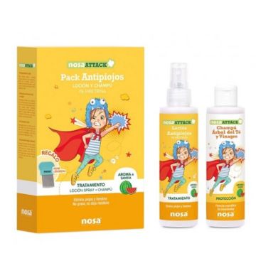Nosa Protect Spray Antipiojos Arbol de Te 250ml + Champu 150ml