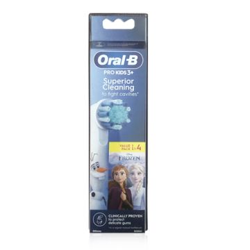 Oral-B Pro Kids 3+ Recambio Cepillo Dental Electrico Frozen 4 Uds Oral-B Pro Kids 3+ Recambio Cepillo Dental Electrico Frozen 4 Uds