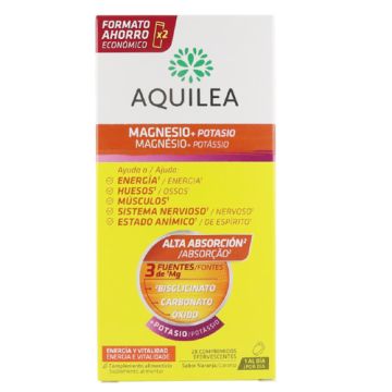 Aquilea Magnesio + Potasio 28Comp Efervescentes Aquilea Magnesio + Potasio 28Comp Efervescentes