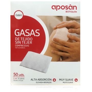 Aposan Botiquin Gasas 10x10cm 50Uds