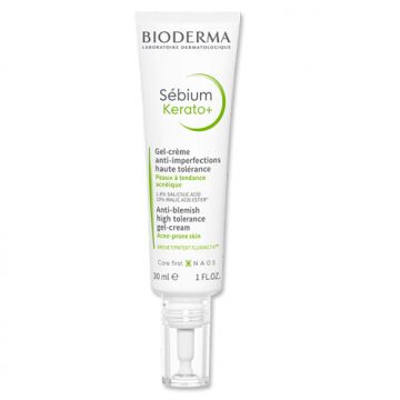 Bioderma Sebium Kerato+ Cover Gel-Crema Color Medio 30ml