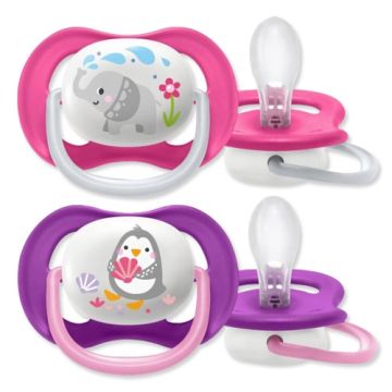 Avent Classic Chupete Silicona Ortodontico 6-18m+ 2 uds