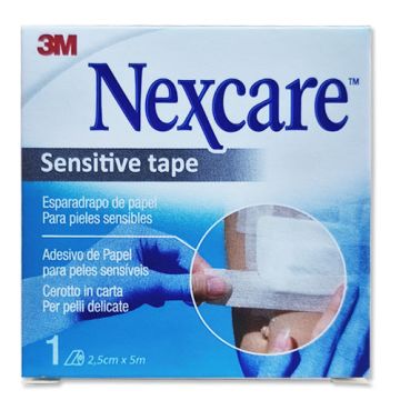 Nexcare Sensitive Tape Esparadrapo Papel Piel Sensible 2.5cmx5m