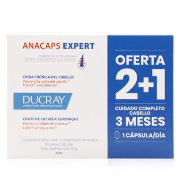 Ducray Anacaps Expert Anticaida Cabello 90Caps