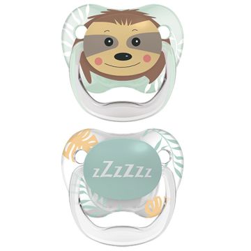 Dr Browns Chupete Animal Face Perezoso 6-18m 2Uds