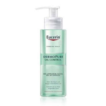 Eucerin Dermo pure oil control gel limpiador piel grasa 400ml