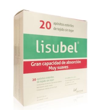 Lisubel Aposito Esteril de Tejido sin Tejer 10cmx10cm 20 Uds