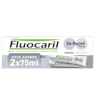 Fluocaril Bi-fluore Pasta Dental Blanqueante Duplo 2x75ml