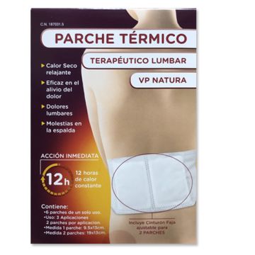 Vp Natura Parche Termico Terapeutico Lumbar 6Uds