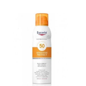 Eucerin Solar Spf50 Spray Transparente Toque Seco 200ml
