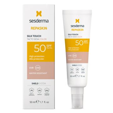 Sesderma Repaskin Tacto Seda Facial Color Spf50 50ml