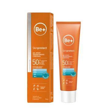 Be+ Skin Protect Gel Sport Transparente Corporal Spf50+ 75ml