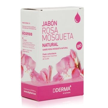 Dderma Jabon Rosa Mosqueta Natural 100gr