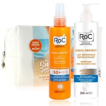 Roc Soleil-Protect Leche Spf50 200ml+Leche Aftersun 200ml+Neceser