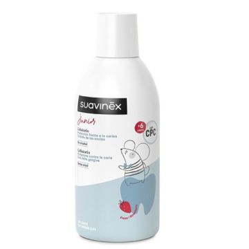 Suavinex Junior Colutorio Uso Diario Sabor Fresa 6 Años+ 500ml