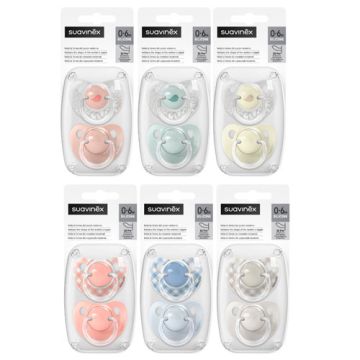 Suavinex Chupete Anatomico Silicona 0-6m 2Uds