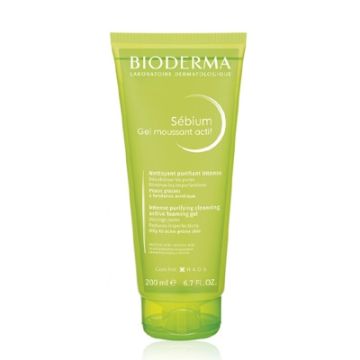 Bioderma Sebium Gel Espumoso Activo Limpiador Purificante 200ml