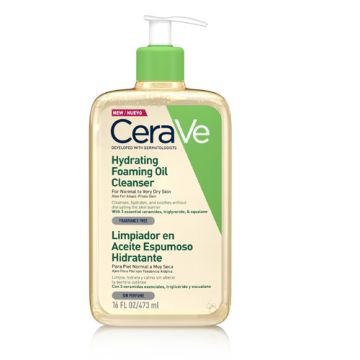 Cerave Limpiador Aceite Espumoso Hidratante 473ml