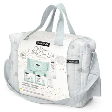 Suavinex Bolso Cosmetica Bebe Azul 5 Productos