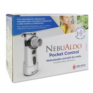 NebuAldo Pocket Control Nebulizador Portátil Malla 1Ud