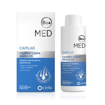 BE+ Med Capilar Champu Caspa Grasa DS 150ml