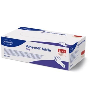 Hartmann Peha-Soft Guantes Nitrilo Azul Sin Polvo Talla L 150Uds