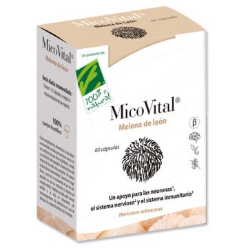 100% Natural Micovital Melena de Leon 60Caps