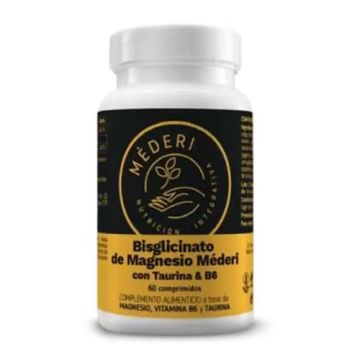 Mederi Nutricion Bisglicinato de Magnesio con Taurina y B6 60Comp
