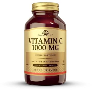 Solgar Vitamina C 1000. 250 Capsulas Vegetales