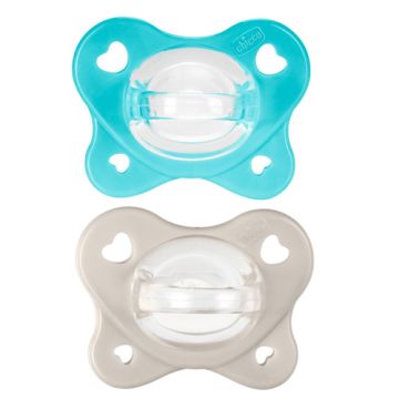 Chicco Physio Forma Dual Soft Chupete Azul-Verde 16-36m 2Uds