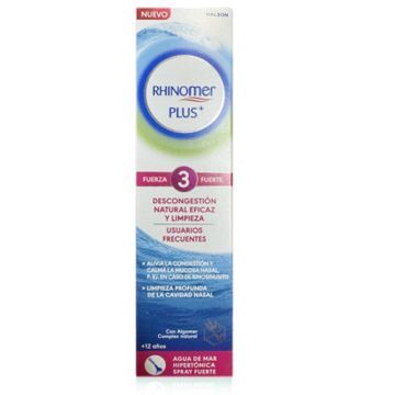 Rhinomer Plus+ Agua de Mar Hipertonica F3 Spray Fuerte 125ml