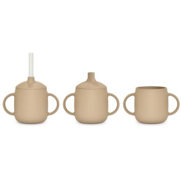 Suavinex Selection Taza Silicona Aprendizaje 3en1 Beige