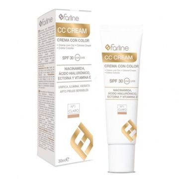 Farline CC Crema Enriquecida Antiedad Color Claro nº1 30ml