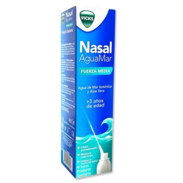 Vicks Nasal Agua de Mar Fuerza Media 120ml