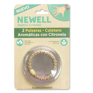Newell Pulsera Coletero Citronela 2Uds