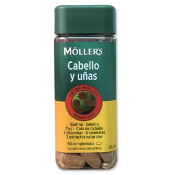 Mollers Cabello y Uñas 90Comp