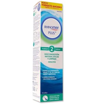 Rhinomer Plus+ Agua de Mar Hipertonica F2 Spray Medio 200ml
