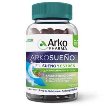 Arkosueño Dormigummies Sueño y Estres 30 Gominolas