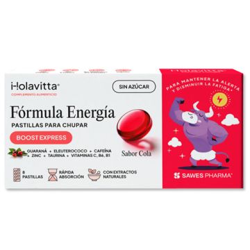 Holavitta Formula Energia Caramelos Sabor Cola 8Uds Holavitta Formula Energia Caramelos Sabor Cola 8Uds
