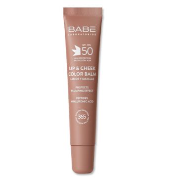 Babe Cheek & Lip Balsamo Labial Color Mocha Spf50 20ml Babe Cheek & Lip Balsamo Labial Color Mocha Spf50 20ml
